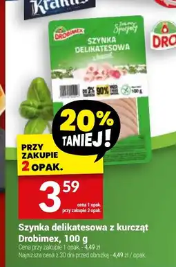 Twój Market Szynka delikatesowa z kurcząt Drobimex oferta