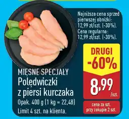 ALDI MIĘSNE SPECJAŁY Poledwiczki z piersi kurczaka oferta