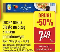 ALDI CUCINA NOBILE Ciasto na pizzę z sosem pomidorowym oferta