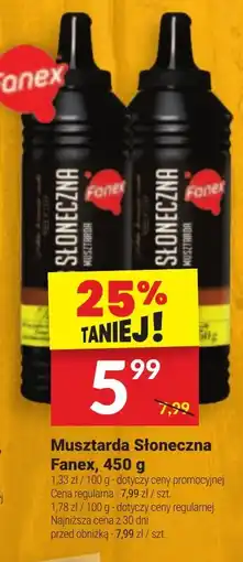 Twój Market Musztarda Słoneczna Fanex oferta