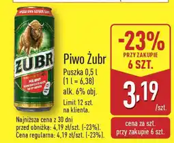 ALDI Piwo Żubr oferta