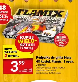 Twój Market Podpałka do grilla biała 48 kostek Flamix oferta