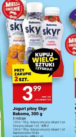 Twój Market Jogurt pitny Skyr Bakoma oferta