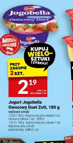 Twój Market Jogurt Jogobella Owocowy Duet Zott oferta