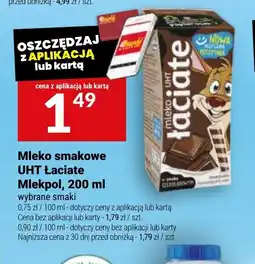 Twój Market Mleko smakowe UHT Laciate Mlekpol oferta