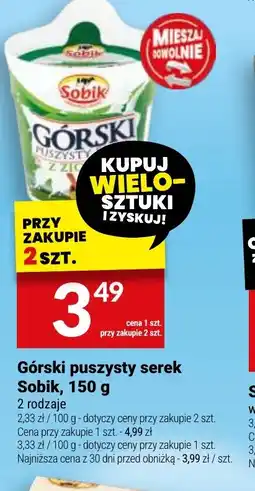 Twój Market Górski puszysty serek Sobik oferta