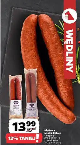 Netto Kiełbasa Mistrz Rohus z gęsiną, peerelowska oferta