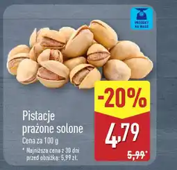 ALDI Pistacje prażone solone oferta