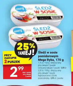 Twój Market Sledź w sosie pomidorowym Mega Ryba oferta