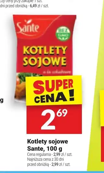 Twój Market Kotlety sojowe Sante oferta