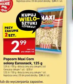 Twój Market Popcorn Maxi Corn solony Eurosnack oferta
