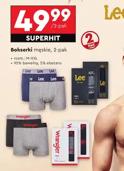 Biedronka Bokserki męskie Lee oferta