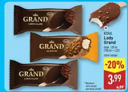 ALDI Koral lody grand oferta