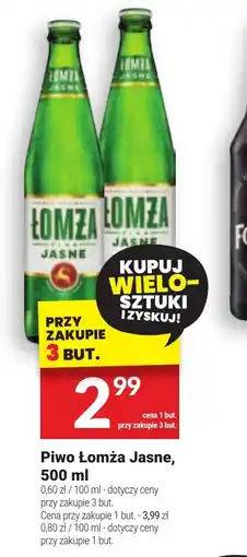 Twój Market Piwo Lomża Jasne oferta