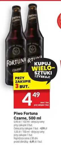 Twój Market Piwo Fortuna Czarne oferta
