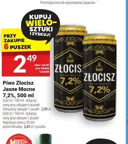 Twój Market Piwo Złocisz Jasne Mocne oferta