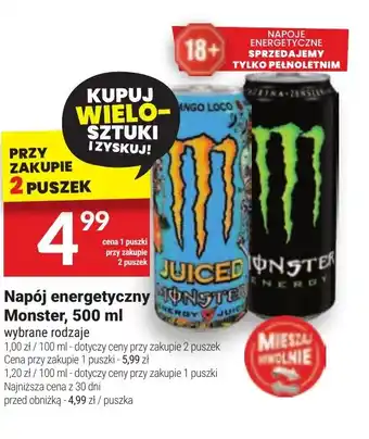 Twój Market Napój energetyczny Monster oferta