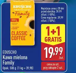 ALDI Eduscho kawa mielona family oferta