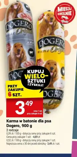 Twój Market Karma w batonie dla psa Dogero oferta