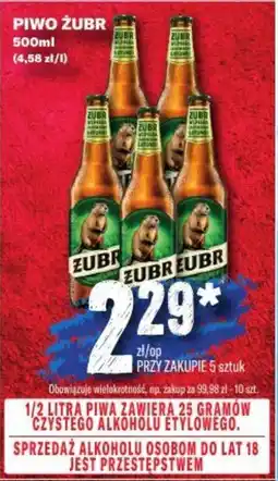 TomiMarkt Piwo żubr oferta