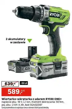 Leroy Merlin Wiertarko-wkrętarka z udarem RYOBI ONE+ oferta