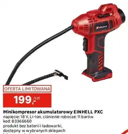 Leroy Merlin Minikompresor akumulatorowy Einhell PXC oferta