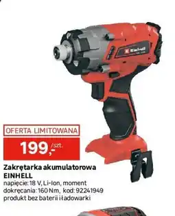 Leroy Merlin Zakrętarka akumulatorowa Einhell oferta