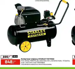 Leroy Merlin Kompresor olejowy Stanley Fatmax oferta