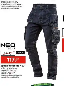 Leroy Merlin Spodnie robocze NEO oferta