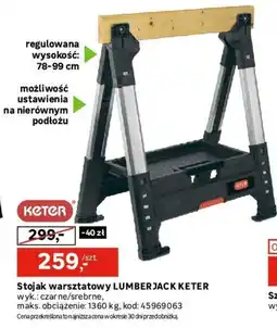Leroy Merlin Stojak warsztatowy Lumberjack Keter oferta