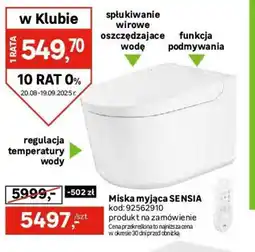 Leroy Merlin Miska myjąca SENSIA oferta