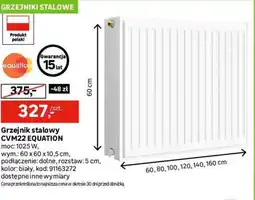 Leroy Merlin Grzejnik stalowy CVM22 EQUATION oferta