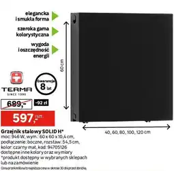 Leroy Merlin Grzejnik stalowy SOLID H oferta