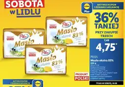 Lidl Masło ekstra Pilos oferta