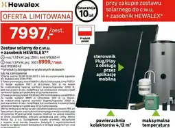 Leroy Merlin Zestaw solarny do c.w.u. + zasobnik HEWALEX oferta