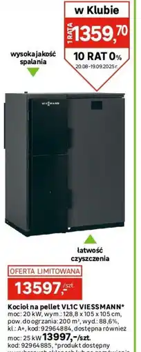 Leroy Merlin Kocioł na pellet VL1C VIESSMANN oferta