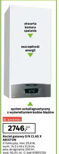 Leroy Merlin Kocioł gazowy O/K CLAS X ARISTON oferta