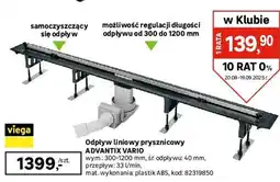 Leroy Merlin Odpływ liniowy prysznicowy ADVANTIX VARIO oferta