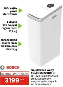 Leroy Merlin Zmiękczacz wody AQ4000S 22 Bosch oferta