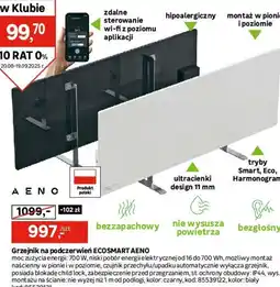 Leroy Merlin Grzejnik na podczerwień ECOSMART AENO oferta
