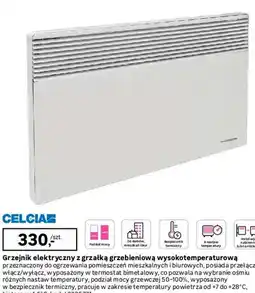 Leroy Merlin Grzejnik elektryczny Celcia oferta