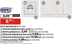Leroy Merlin Ospel Seria osprzętu AS oferta