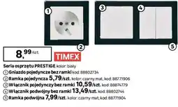 Leroy Merlin Seria osprzętu PRESTIGE TIMEX oferta