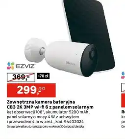 Leroy Merlin Zewnętrzna kamera bateryjna CB3 2K 3MP wi-fi 6 z panelem solarnym oferta