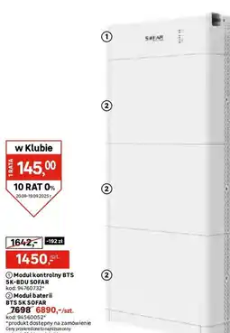 Leroy Merlin Moduł kontrolny BTS 5K-BDU SOFAR oferta
