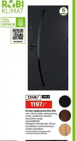 Leroy Merlin Drzwi wejściowe HELIOS oferta