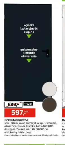 Leroy Merlin Drzwi techniczne oferta