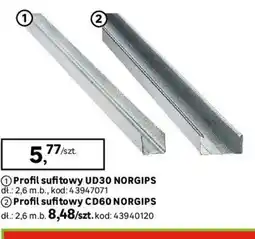 Leroy Merlin Profil sufitowy UD30 Norgips oferta
