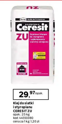 Leroy Merlin Klej do siatki i styropianu Ceresit ZU oferta