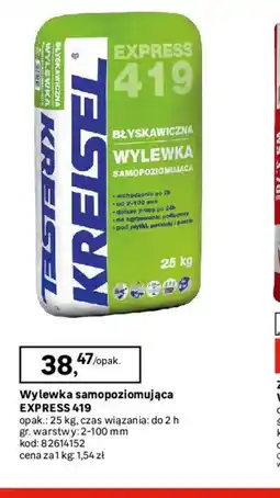 Leroy Merlin Wylewka samopoziomująca Kreisel Express 419 oferta